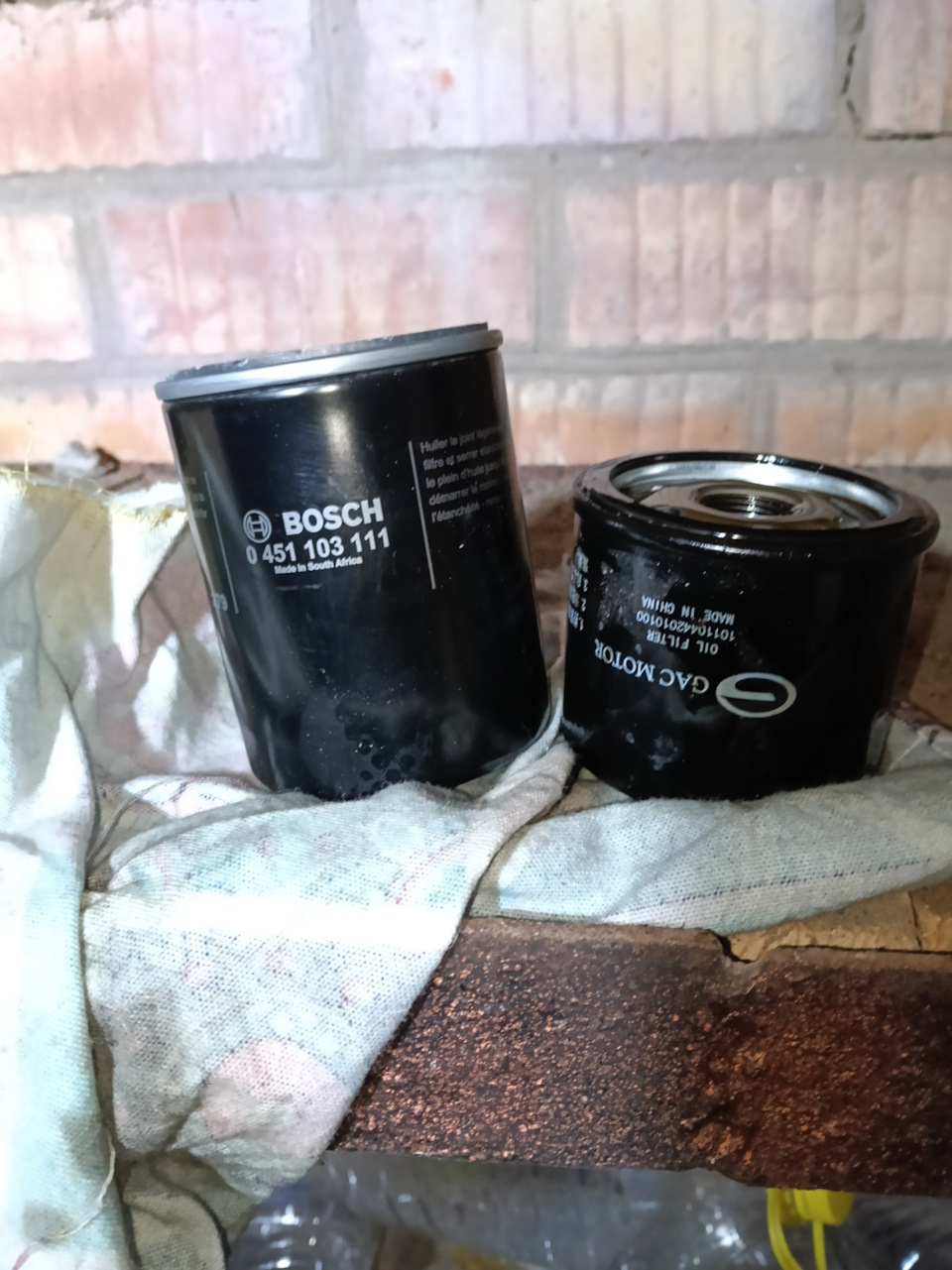 Разница очевидна — GAC GS8 (2G). Запчасти на фото: 0451103111, 10110442010100