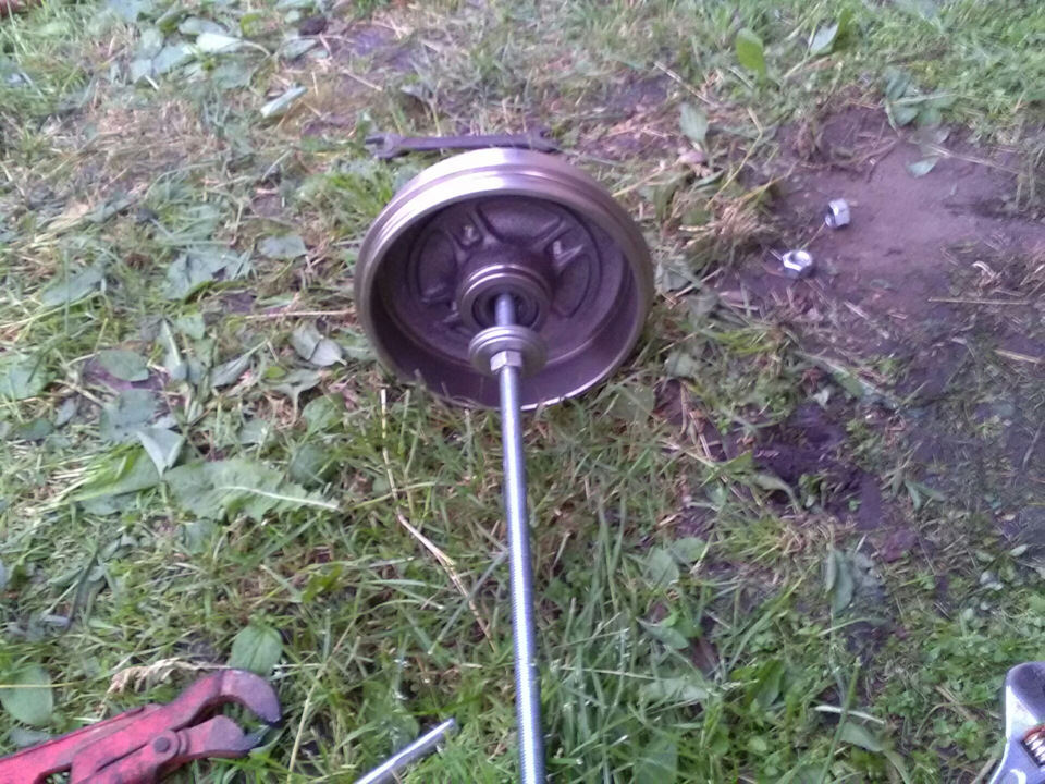 Замена тормозных барабанов Веста со "скидкой" И запрессовка ступичных ...