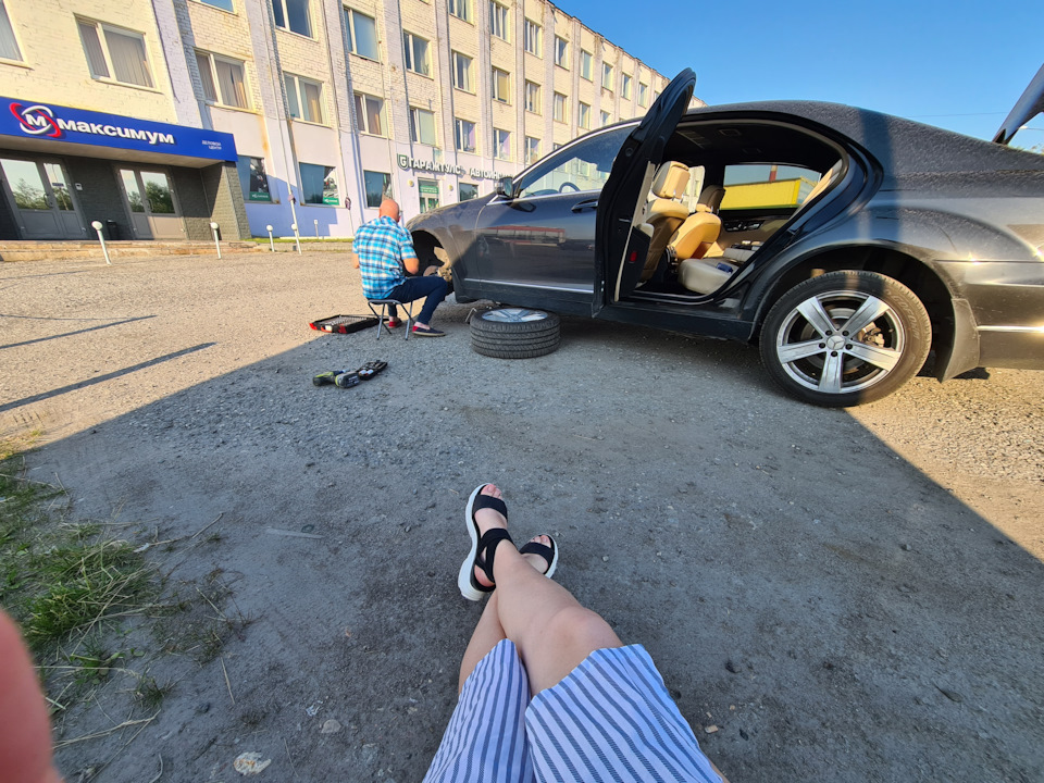 Мне подарили гайковерт — Mercedes-Benz S-class (W221), 3,5 л., 2006 ...