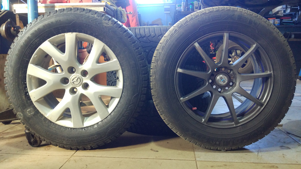 Переобувка или 235/65/R18 и на зиму тоже — Mazda CX-7, 2,3 л, 2007 года ...
