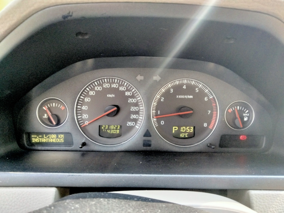 Расход ГСМ после прошивки на 250л.с. — Volvo XC90 (1G), 2,5 л, 2006 ...