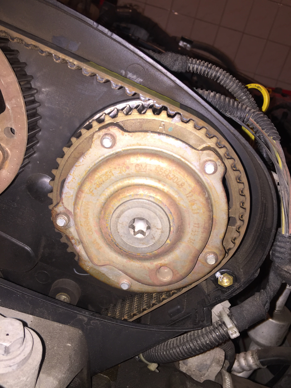 Положение распредвала коленвала — Opel Astra J, 1,6 л, 2012 года ...