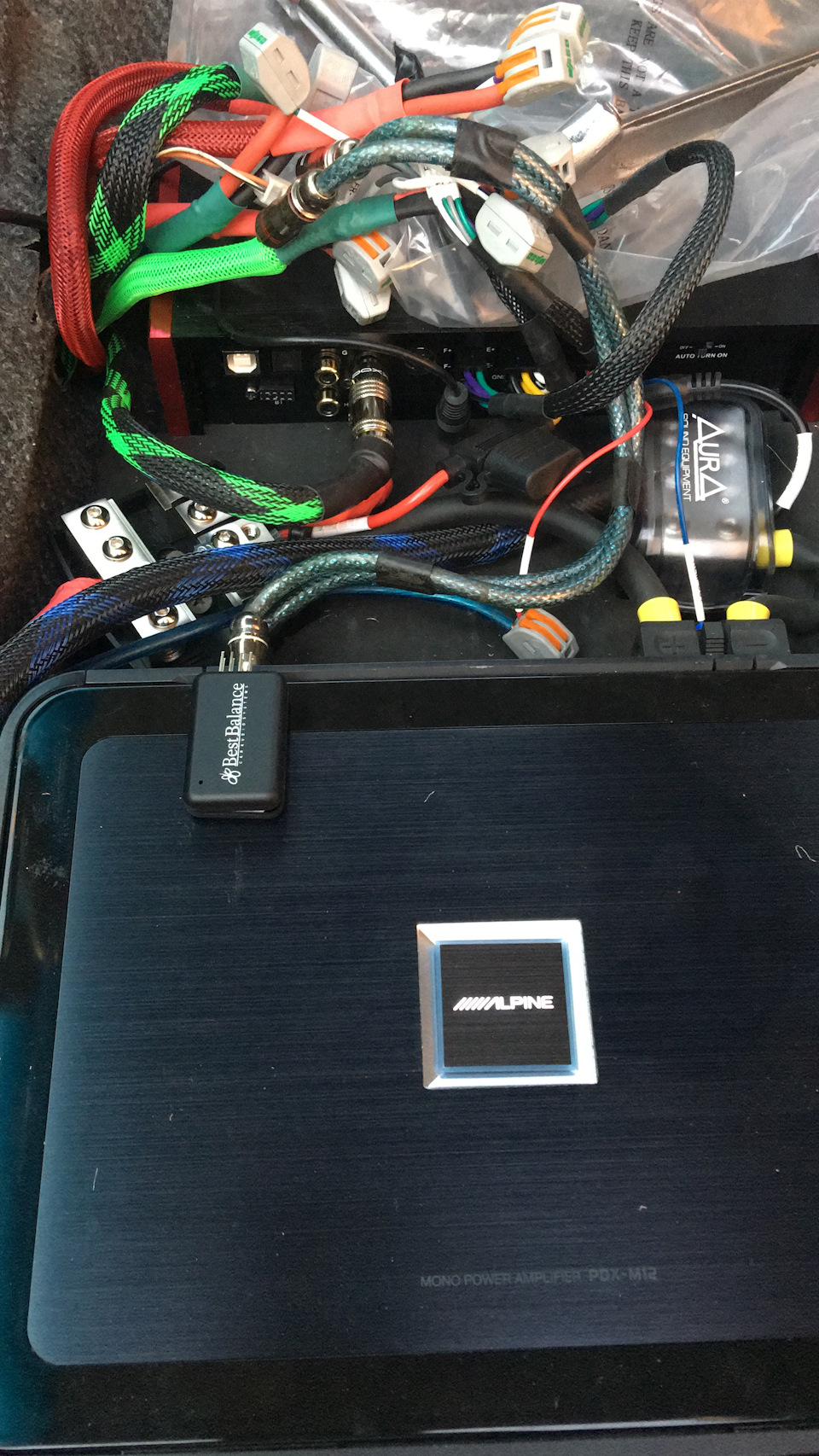 Установка процеуся Best Balance DSP—6L, Alpine PDX m-12, проводка ...