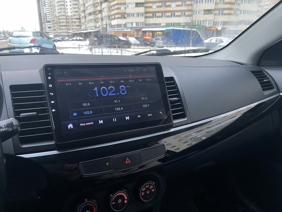 Магнитола (бюджетная) — Mitsubishi Lancer X, 2 л, 2007 года | автозвук ...