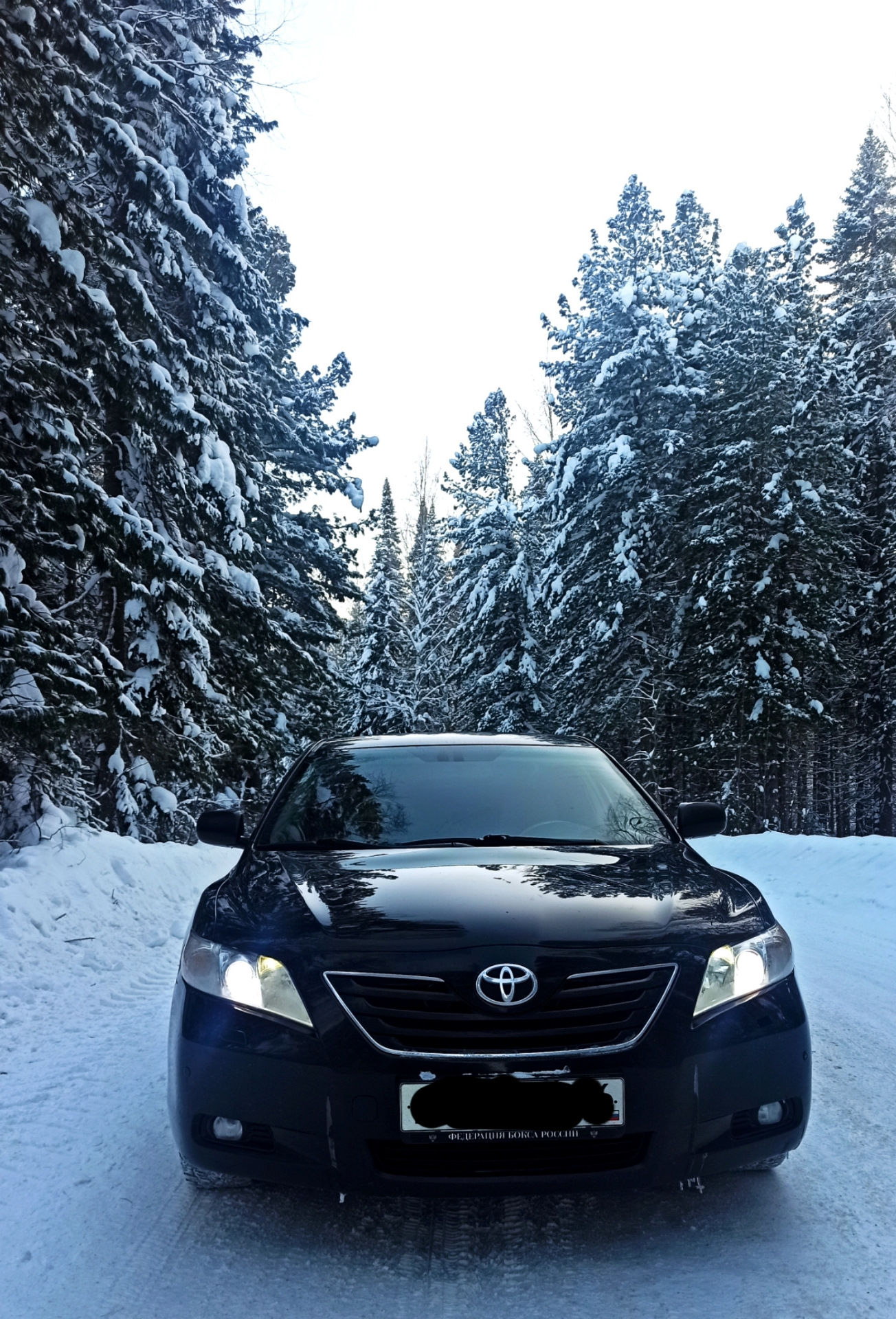 Полировка кузова с нанесением воска — Toyota Camry (XV40), 3,5 л., 2007 ...