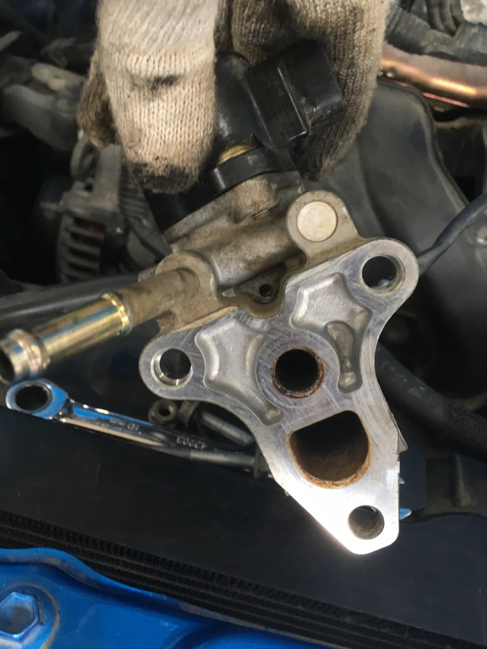 Промывка клапана Egr и дроссельной заслонки — Toyota E 140, 1,5 л ...