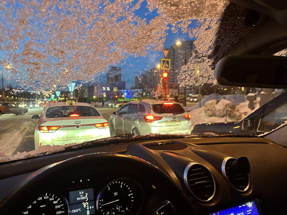 Замерзает лобовое! — Mercedes-Benz M-Class (W164), 3 л, 2009 года ...