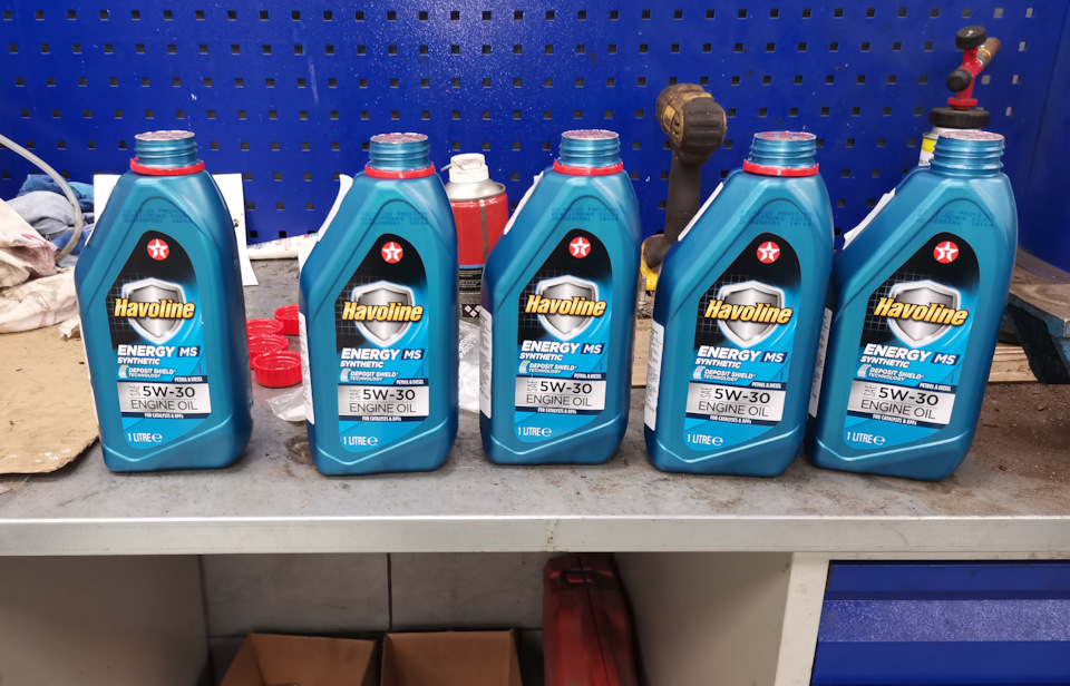 Масло Texaco Chevron Havoline Energy MS 5w30 — Citroen DS3, 1,6 л, 2012 ...