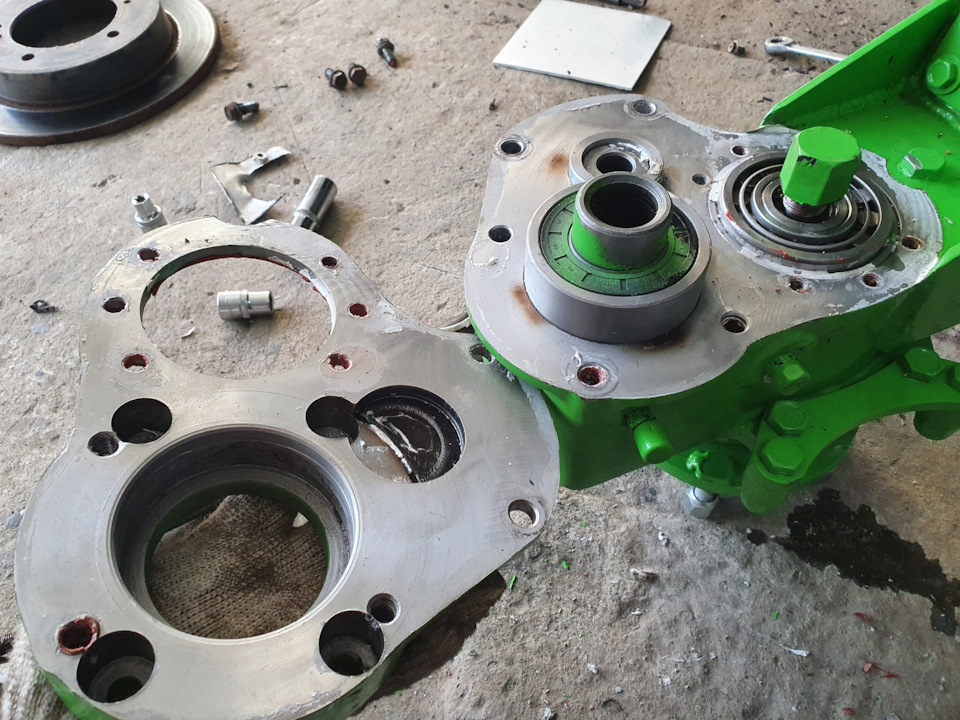 установка портальных редукторов на квадроджим — Suzuki Jimny, 1 л, 2009 ...