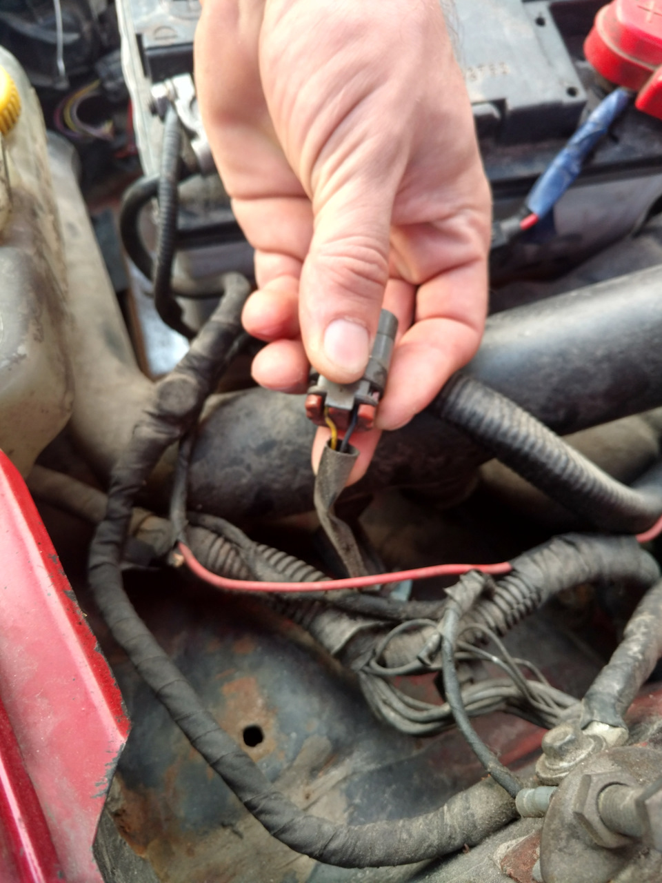 Фишка датчика коленвала/распредвала Nissan Sunny, Ad, Almera, Tino, Bluebird Syl