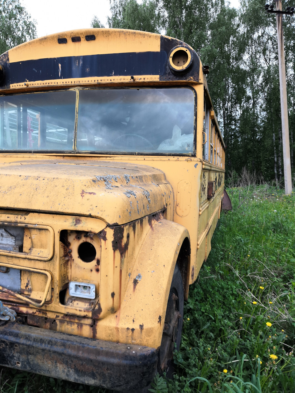 Школьный автобус Chevrolet B50 Blue Bird — Сообщество «Брошенные Машины» на  DRIVE2