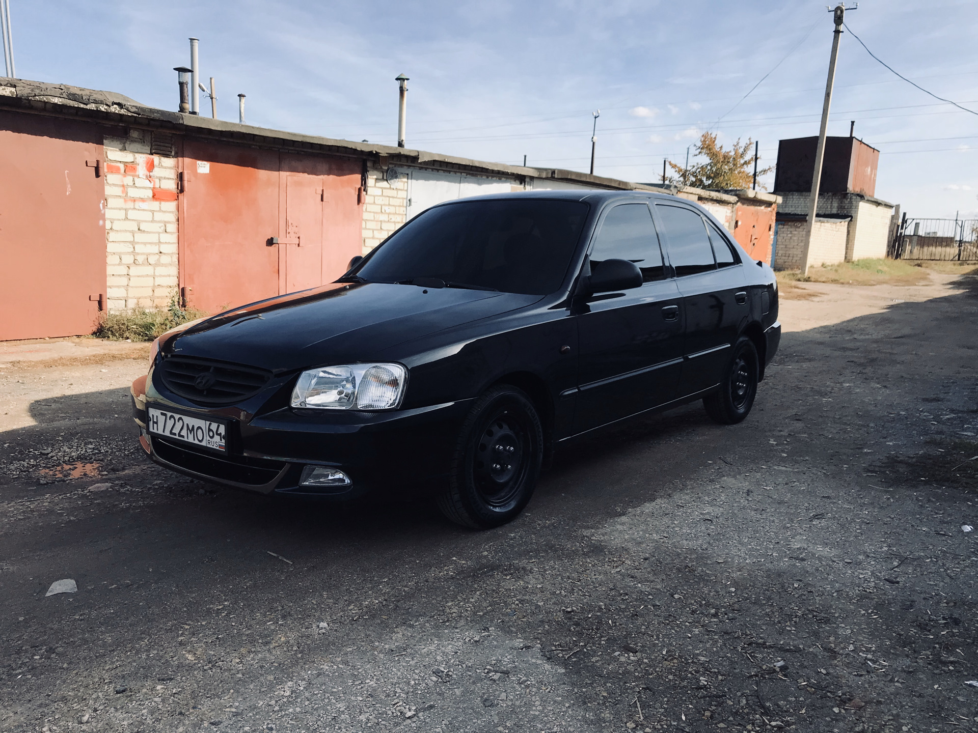 Hyundai Accent (2G) 1.5 бензиновый 2008 BLACK FROG на DRIVE2.