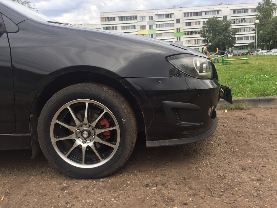 Тюнинг бампера (молдинг от калины) — Lifan 620, 1,6 л, 2011 года ...