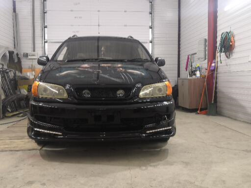 Реинкарнация бампера 3 — Toyota Ipsum (10), 2 л, 1998 года | просто так ...