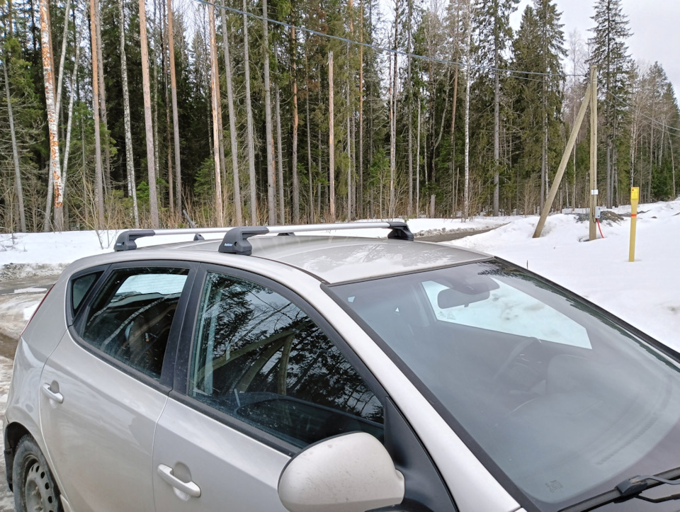 Дуги на крышу Rollster — Hyundai i30 (1G), 1,6 л, 2010 года | тюнинг ...