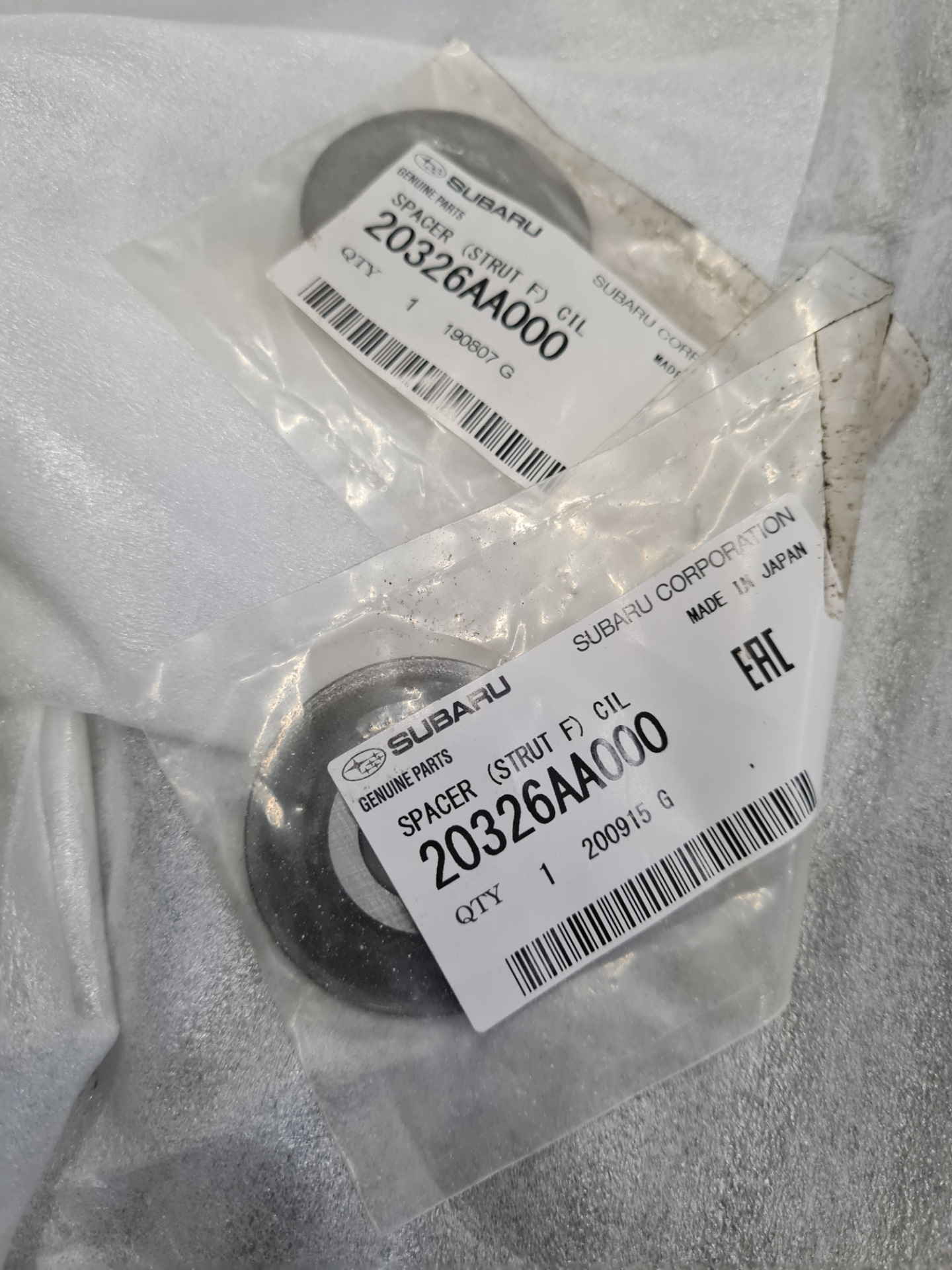 Замена передних опор амортизаторов — Subaru Impreza WRX STI (GD), 2,5 л ...