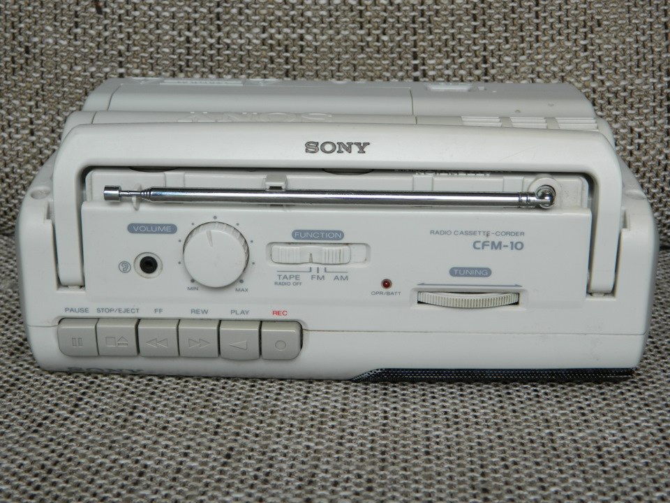 1996 Sony CFM-10 Radio Cassette Recorder Corder — Сообщество «Клуб  Почитателей Кассетных Магнитофонов» на DRIVE2