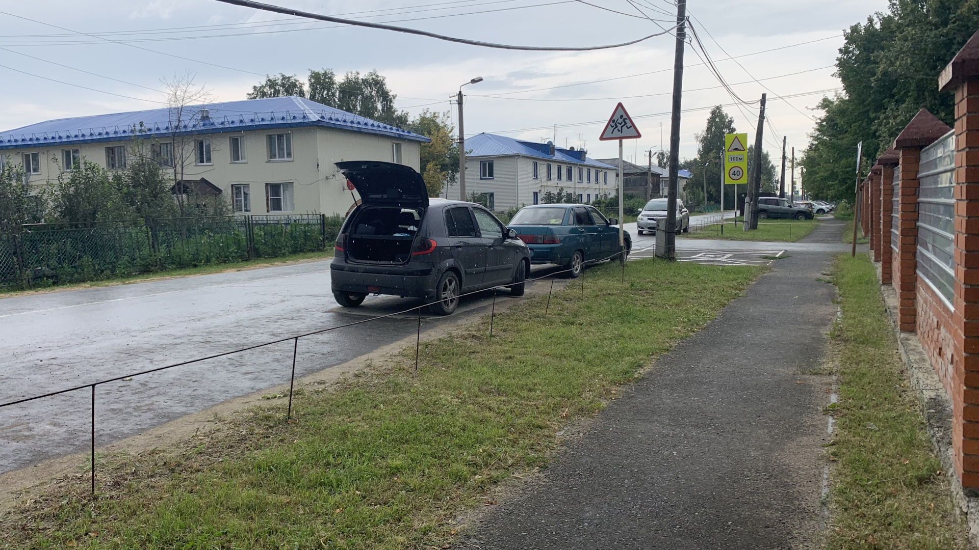 Установил свои диски с рио на гетц R15 резина новая 195/50/15 ...