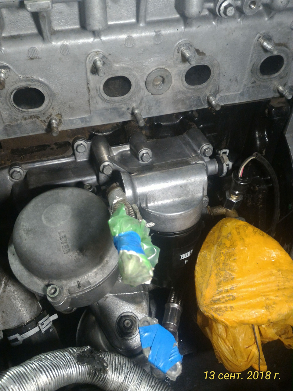 Сенсор давления масла(на детали от камаза) — Land Rover Discovery II