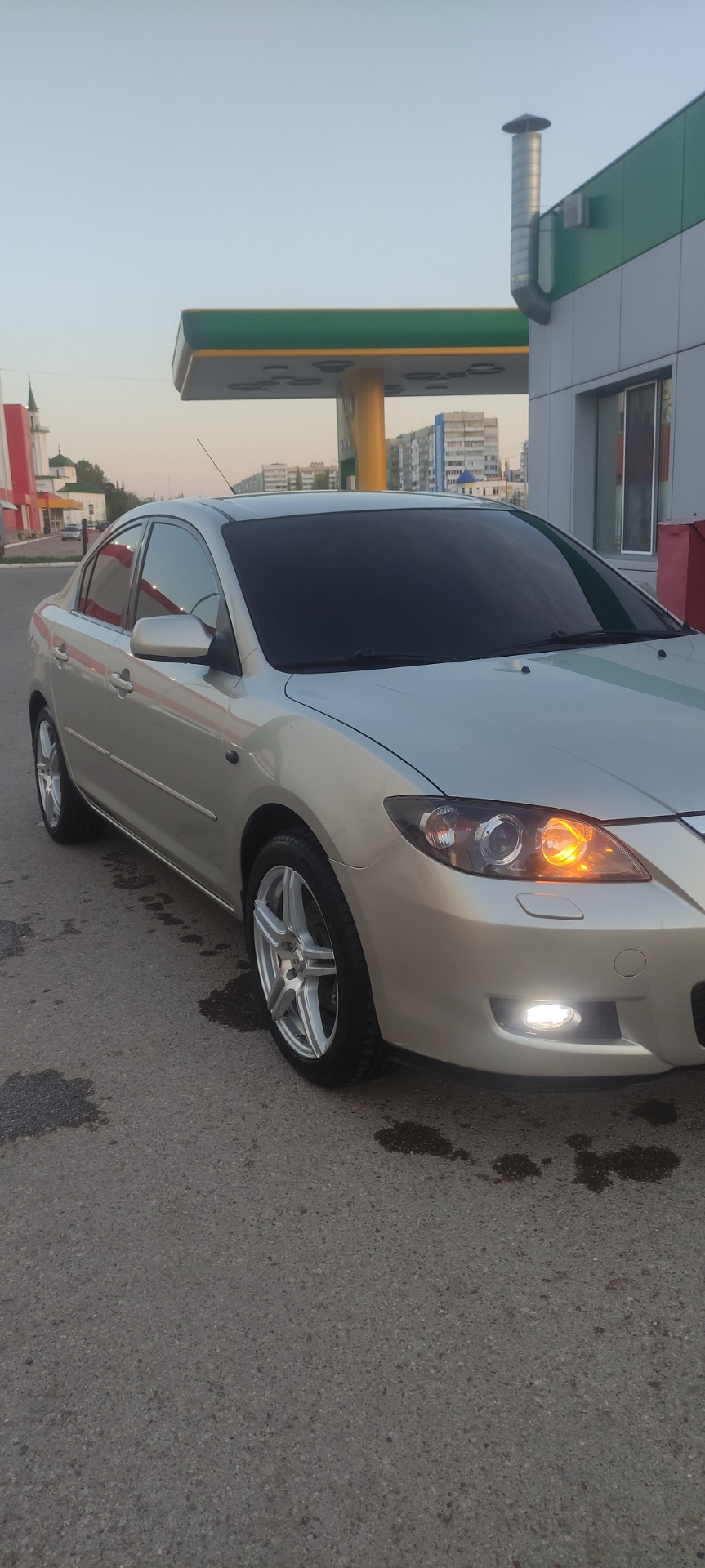 Фары с линзами Aozoom k3 dragon — Mazda 3 (1G) BK, 1,6 л, 2008 года ...