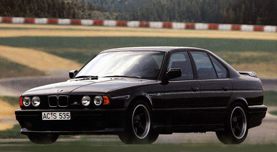 BMW e34 силуэт