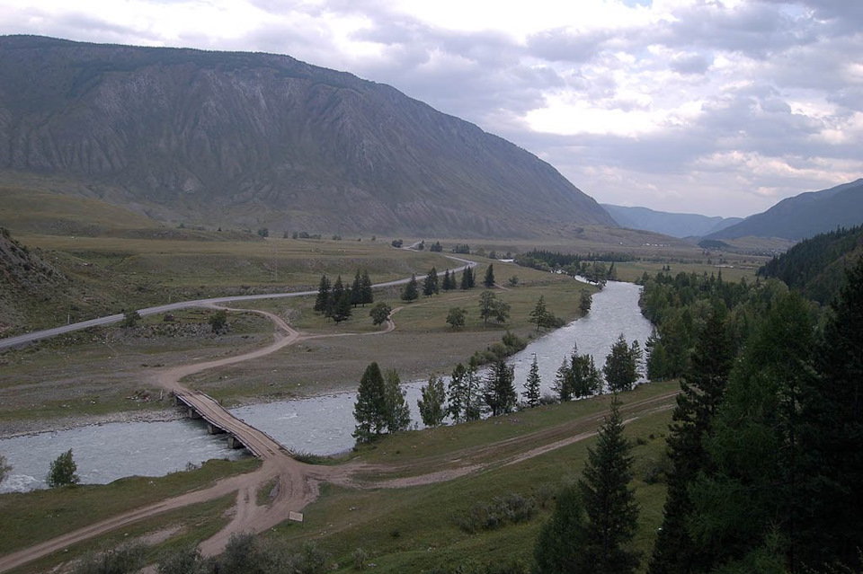 Село Акташ горный Алтай