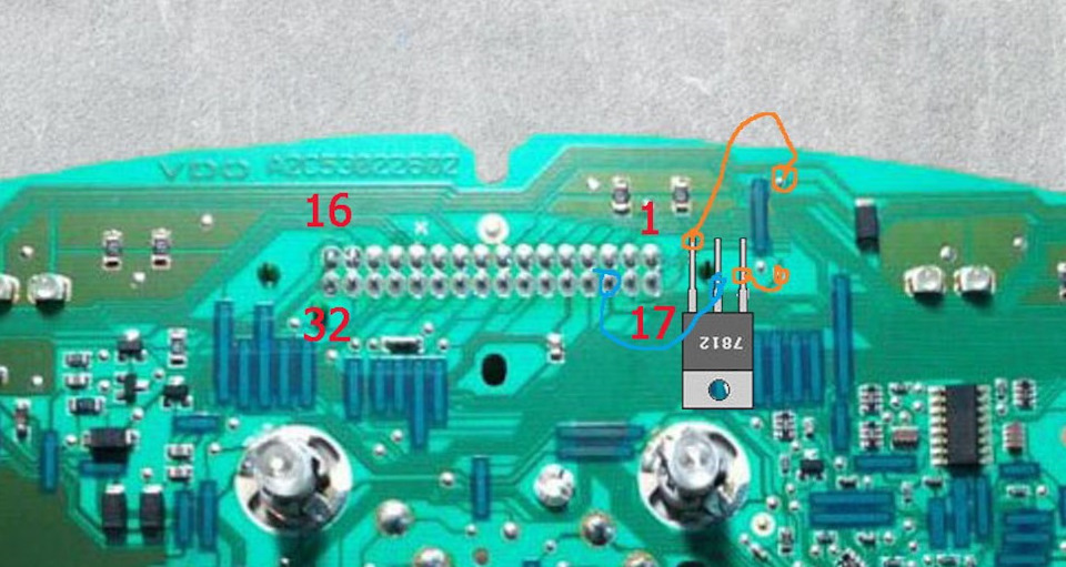 Устраняем проблему перегорающих светодиодов в приборной панели ВАЗ ...