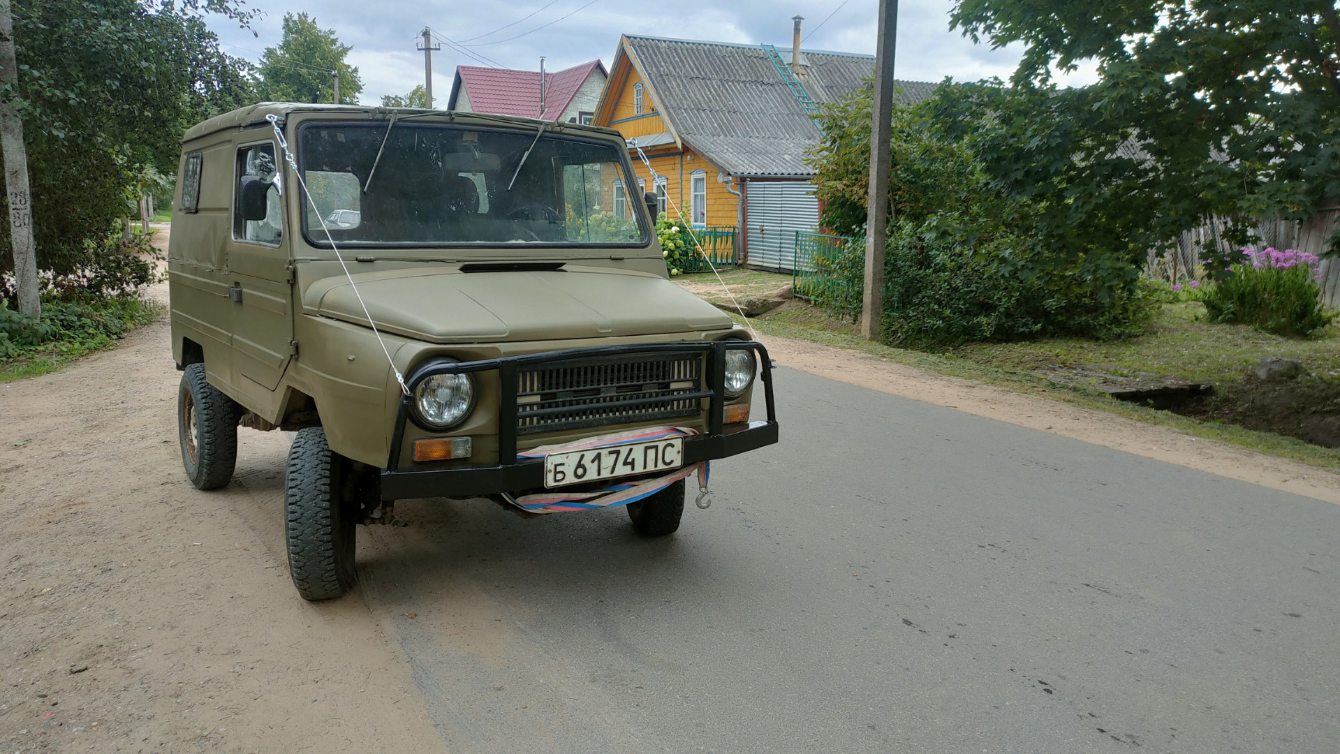 Бампер кенгурятник для ЛуАЗ