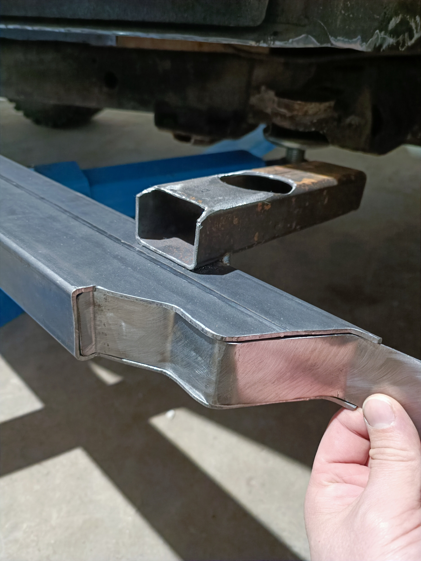 Замена порогов на профильную трубу — Mitsubishi Pajero (2G), 3 л, 1998 ...