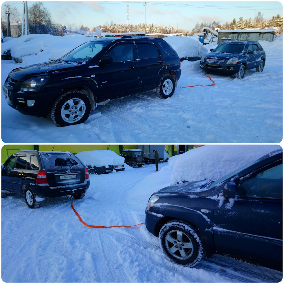 Если друг оказался вдруг… На дизеле… — KIA Sportage (2G), 2 л, 2008 ...