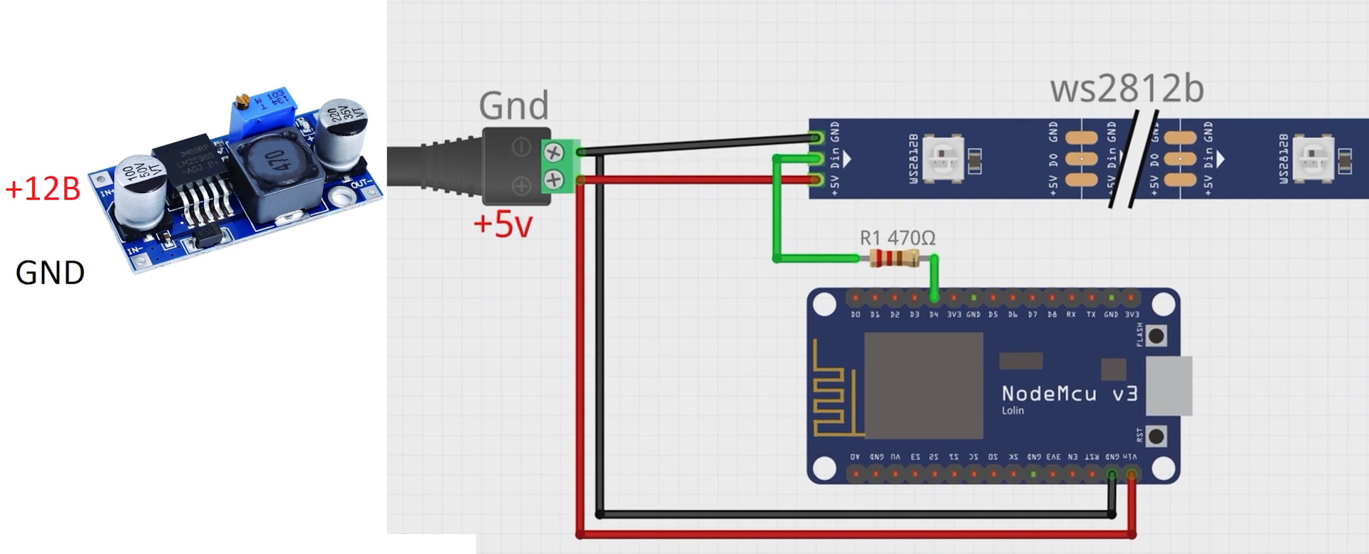 Wled esp8266 схема