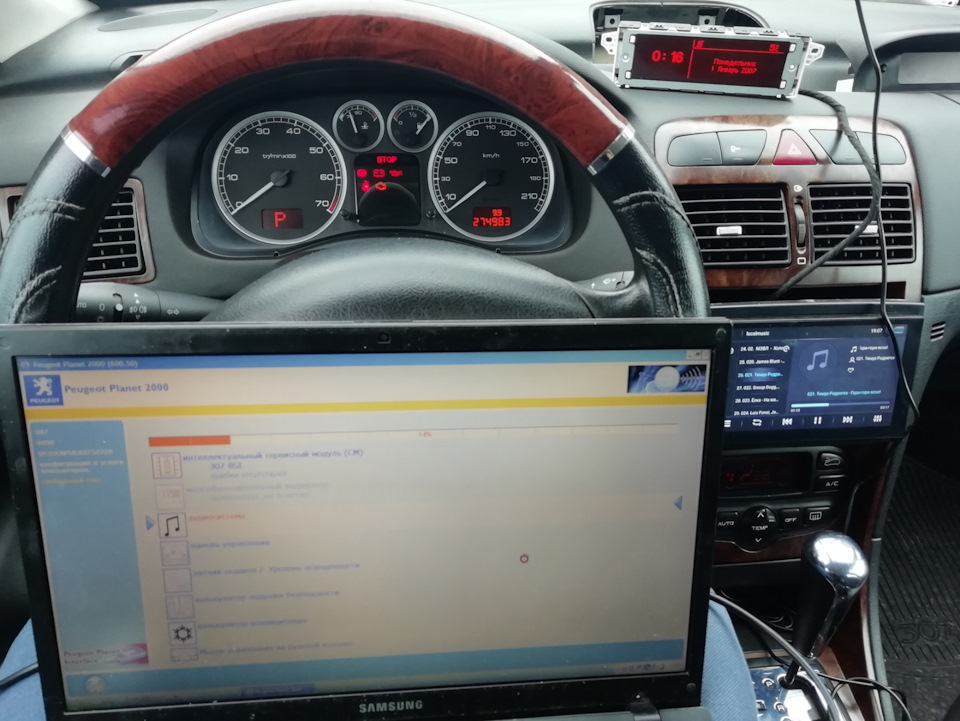 Установка эмулятора Кан шины. — Peugeot 307, 1,6 л., 2004 года ...