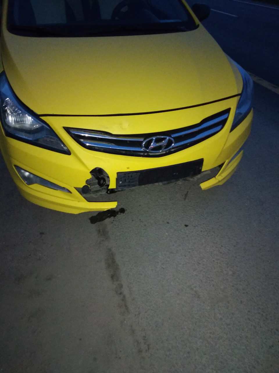 Авария на трассе М5 — Hyundai Solaris, 1,4 л., 2015 года | своими ...