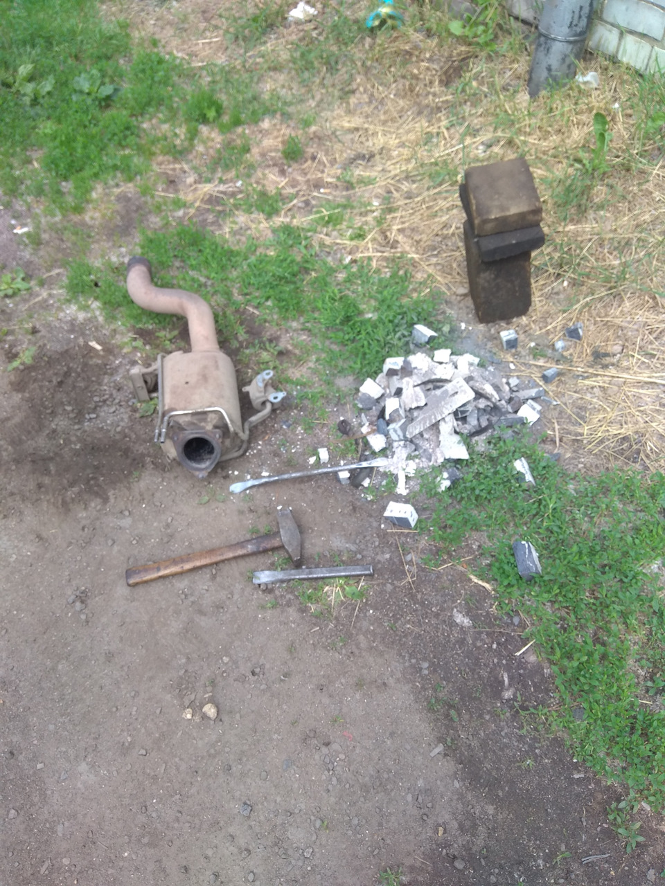 Удаление сажевого фильтра — Audi Q7 (1G), 3 л, 2007 года | своими ...