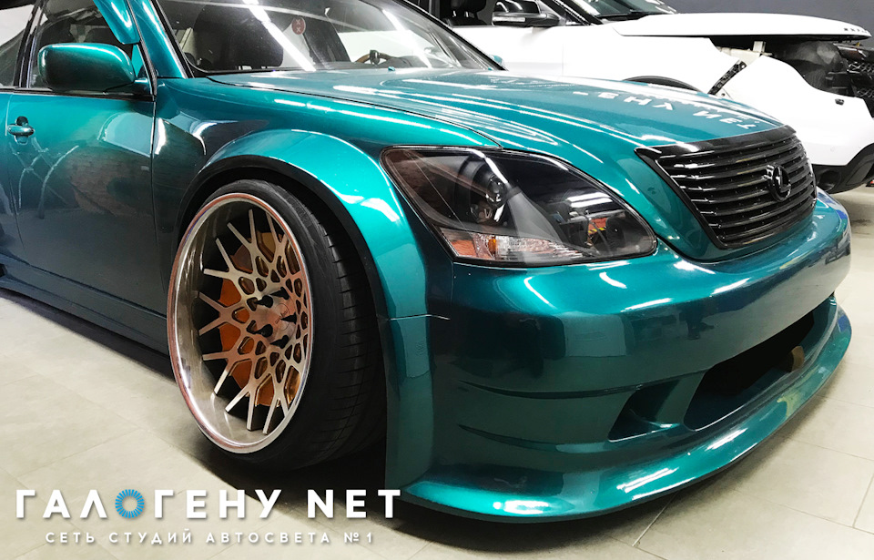 Lexus LS — квадроксенон, установка дополнительных биксеноновых линз ...