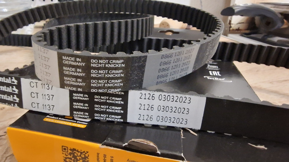 Как отличить подделку ремня грм Contitech/Continental CT1137 — Lada ...