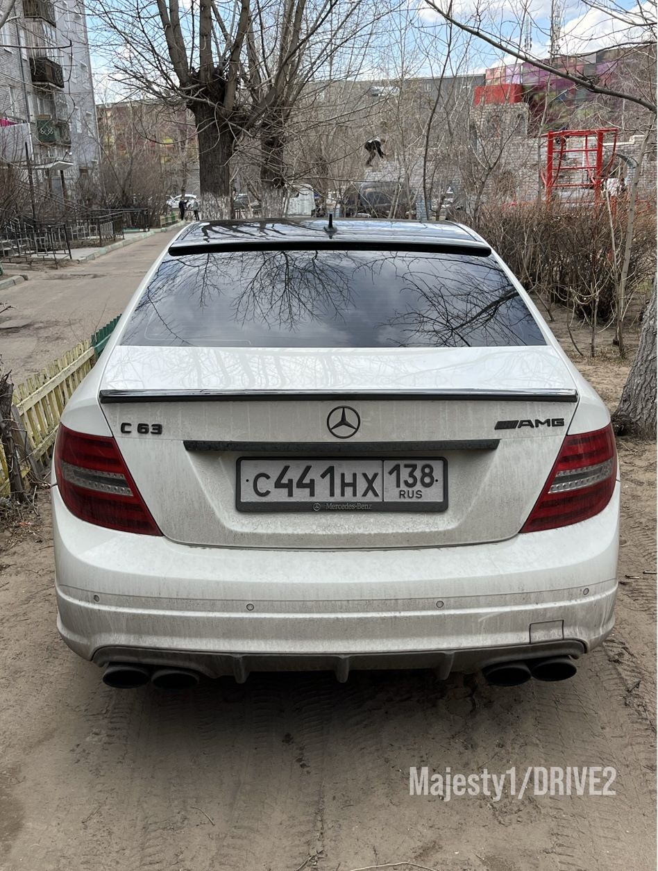 Рубрика Авто Бурятии белый Mercedes-Benz C63 AMG W204 — DRIVE2