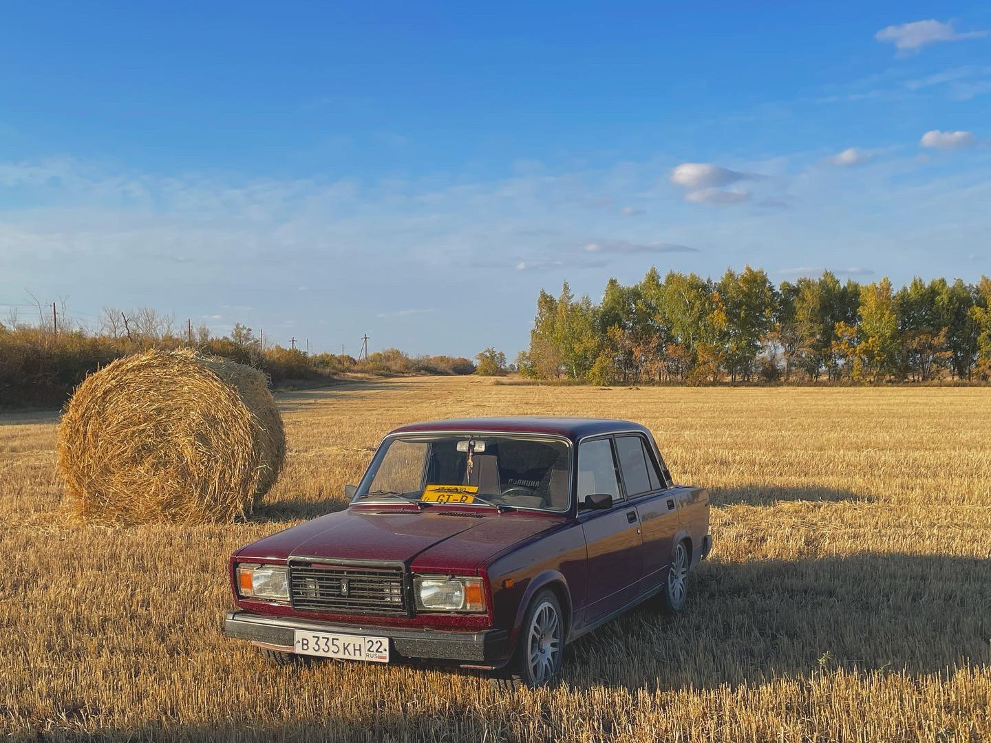 Машина в деревне