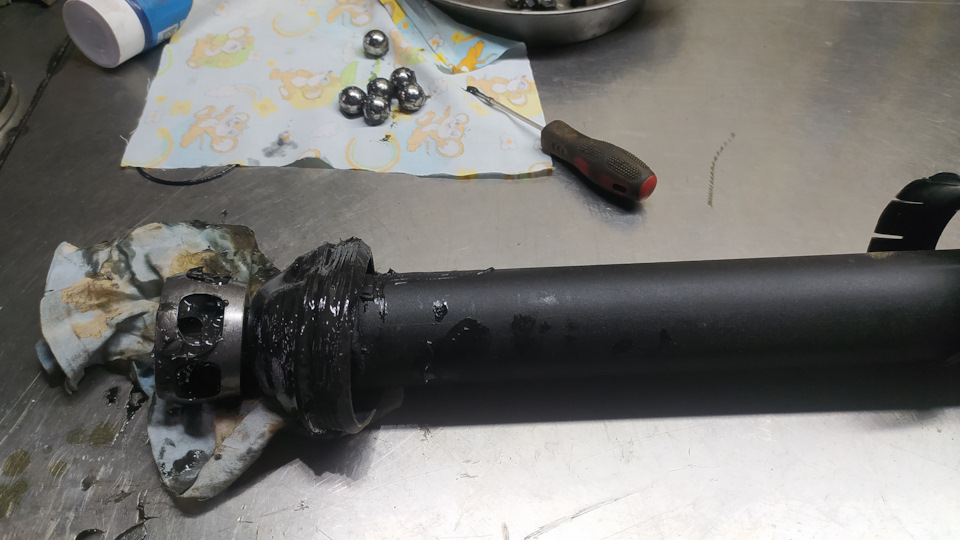 Повторная установка заднего шрусового кардана на Марсоход. Продолжаем ...