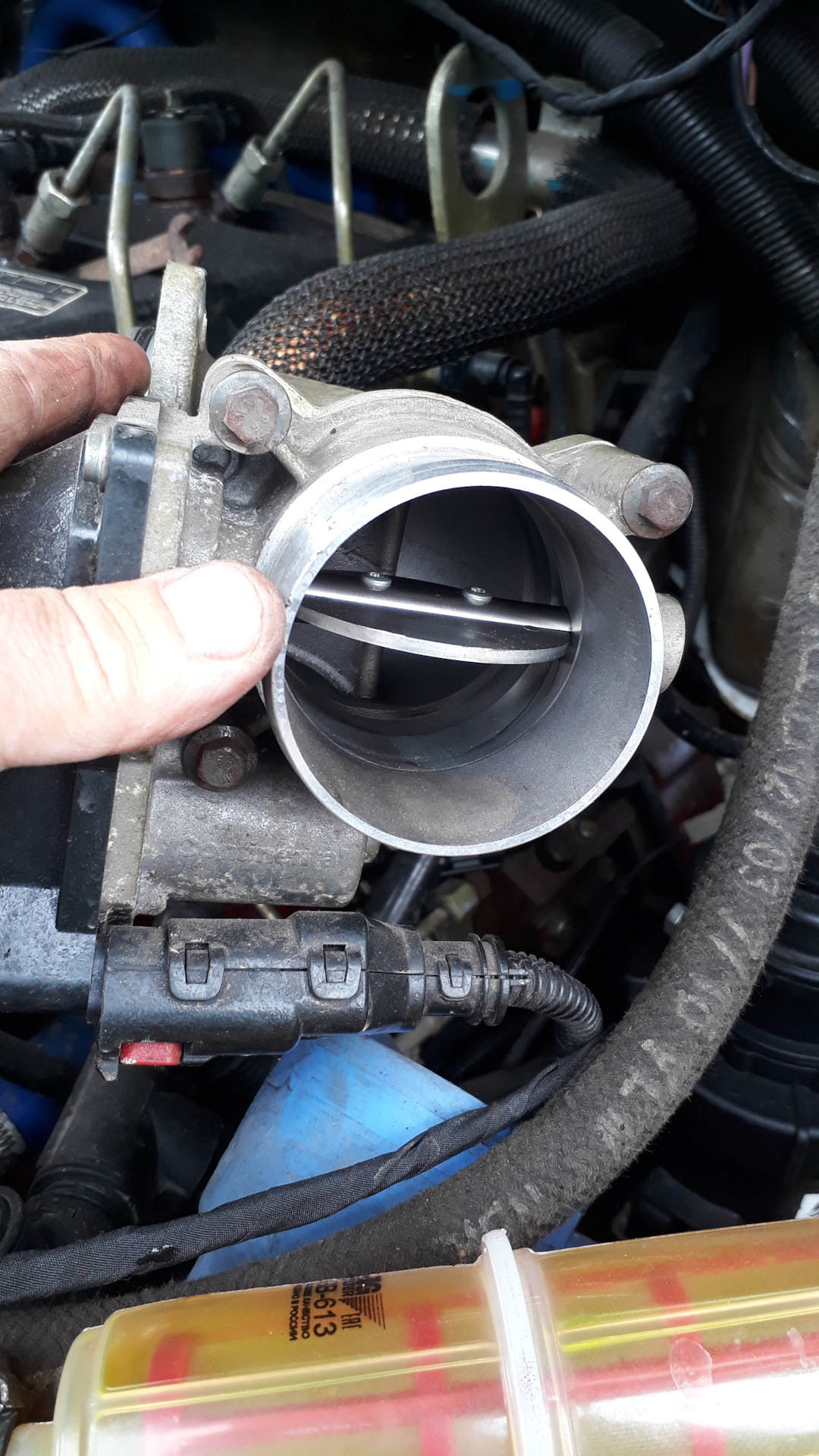 Как снять дроссель на газель бизнес Убрал заслонку на впуске.cummins 2.8 - ГАЗ Газель, 2,8 л, 2013 года тюнинг DRIVE