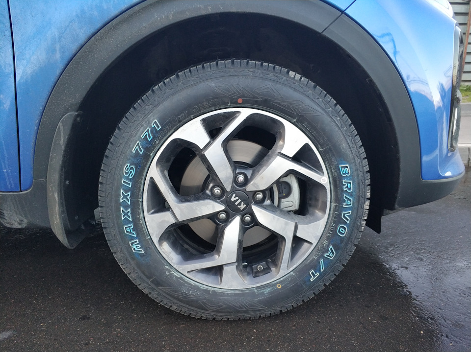 Шины АТ на лето — KIA Sportage (4G), 2 л, 2019 года | шины | DRIVE2