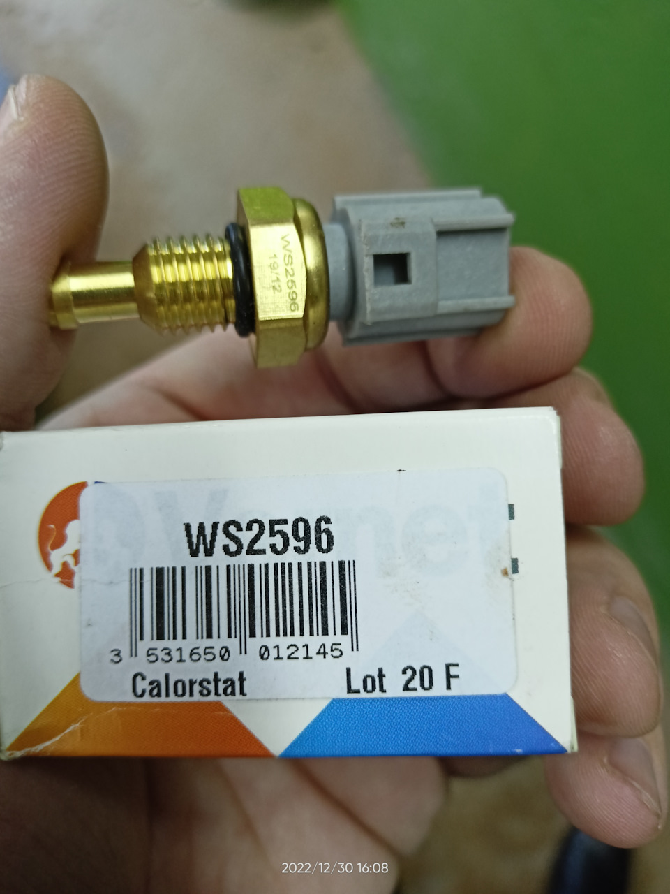 WS2596 Датчик температуры жидкости VERNET | Запчасти на DRIVE2