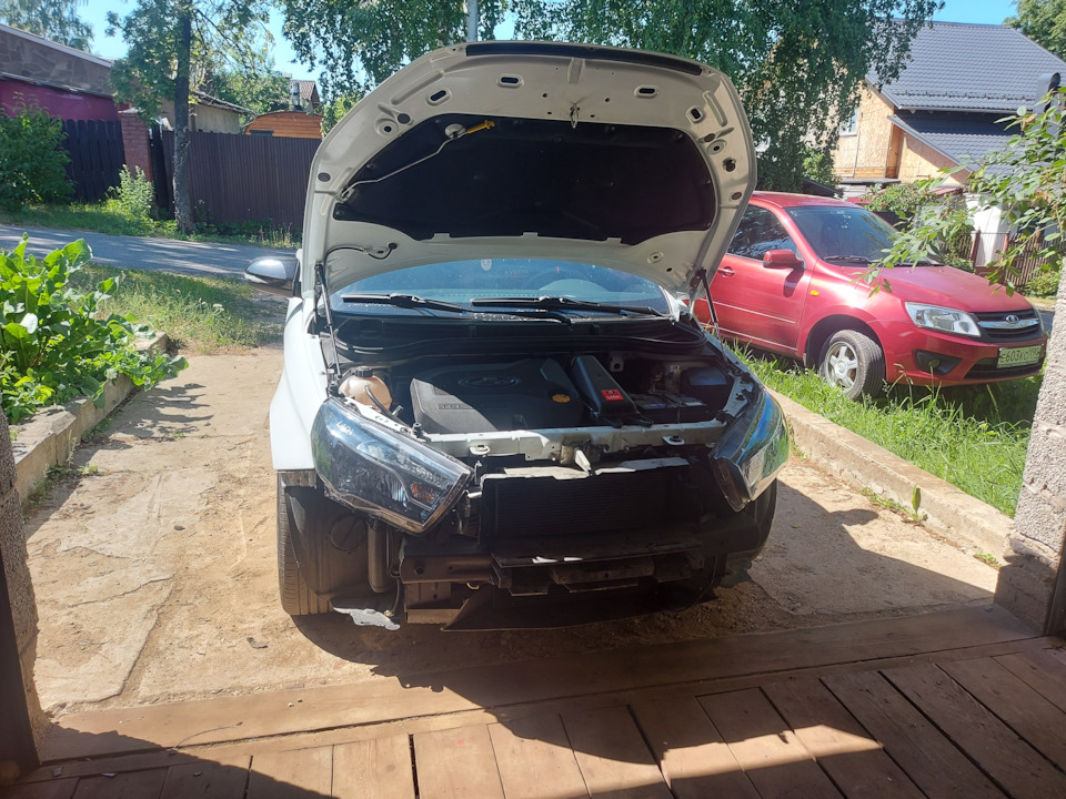 9. Передний бампер. — Lada Vesta Sport, 1,8 л, 2019 года | наблюдение ...