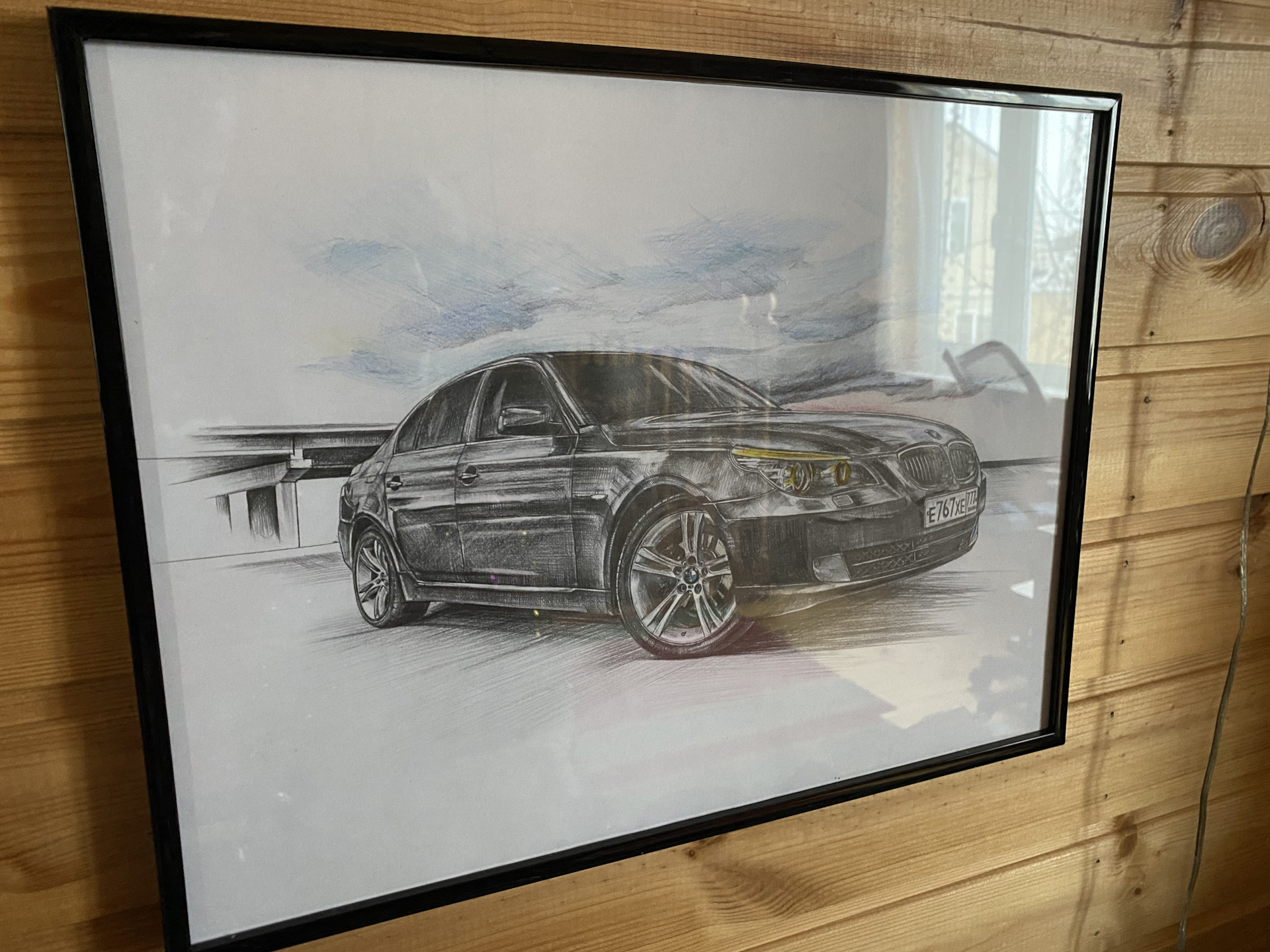 Рисунки карандашом😎 — BMW 5 series (E60), 2,5 л, 2008 года | аксессуары ...