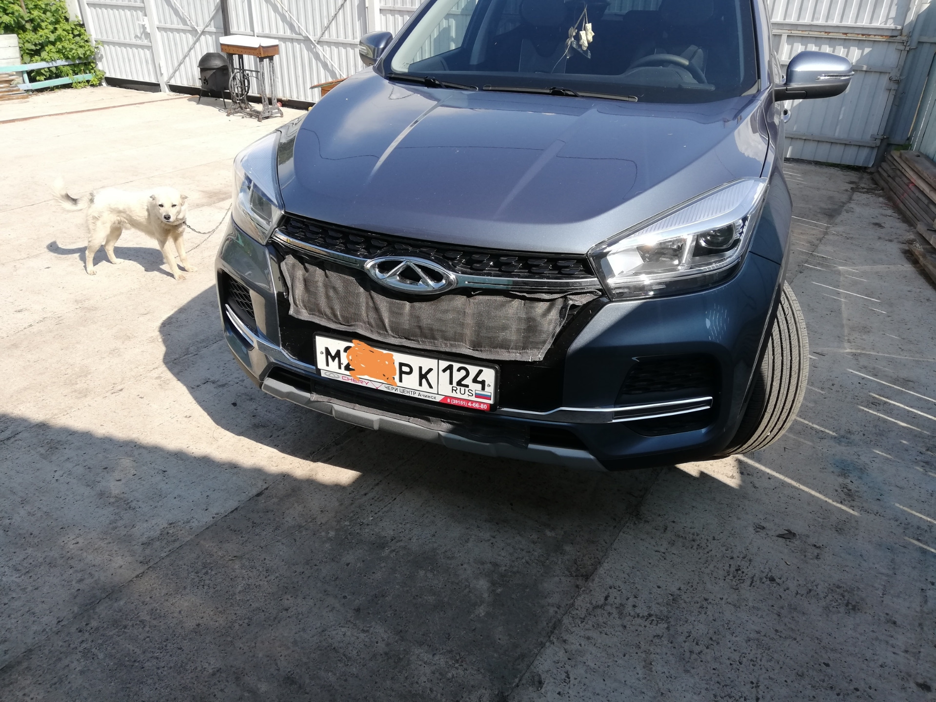 chery tiggo 7 pro решетка радиатора