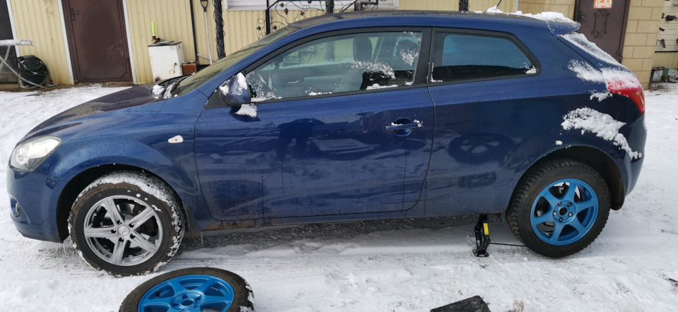 Покупка Б/У кованных дисков. — KIA Pro_Ceed, 1,6 л, 2008 года ...