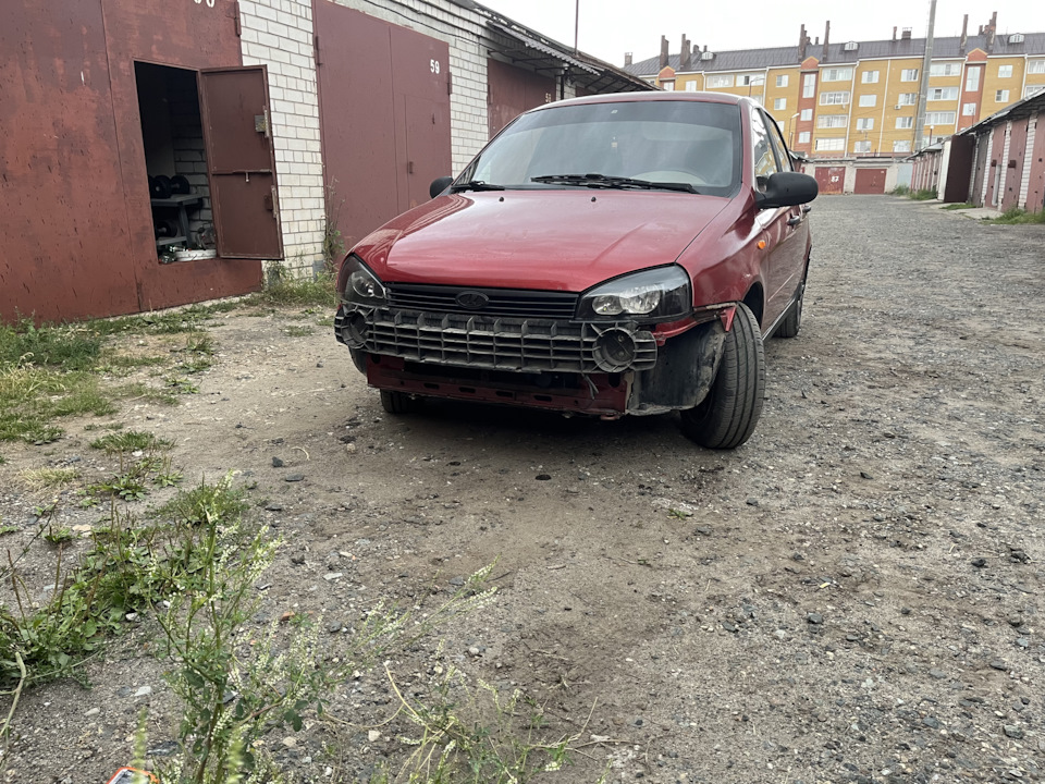 Рест. Бампер — Lada Калина седан, 1,6 л, 2007 года | стайлинг | DRIVE2