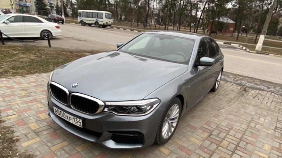 BMW g30 пленка серая