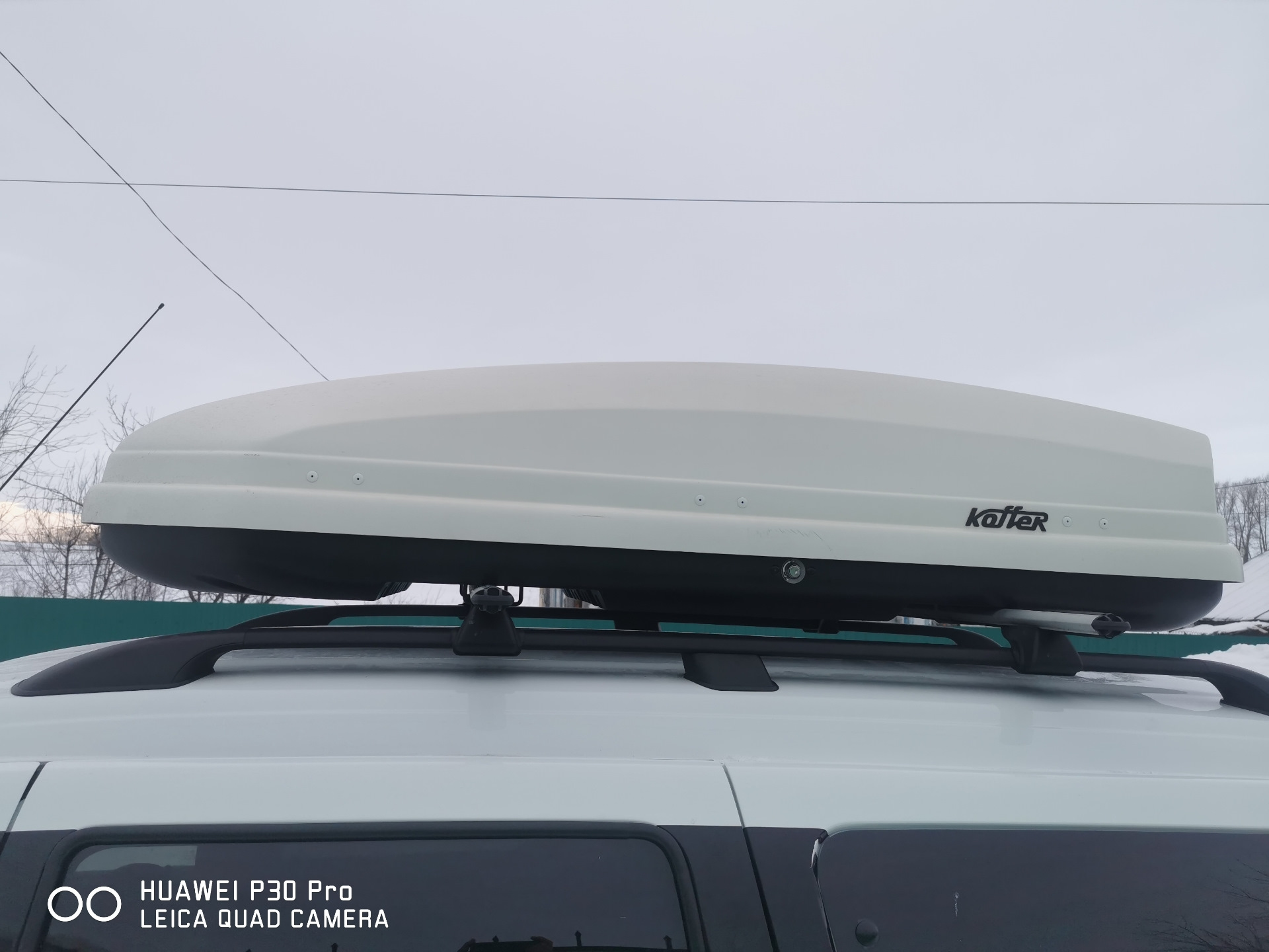 Бокс на крышу koffer 480l — Lada Ларгус, 1,6 л, 2019 года | стайлинг ...