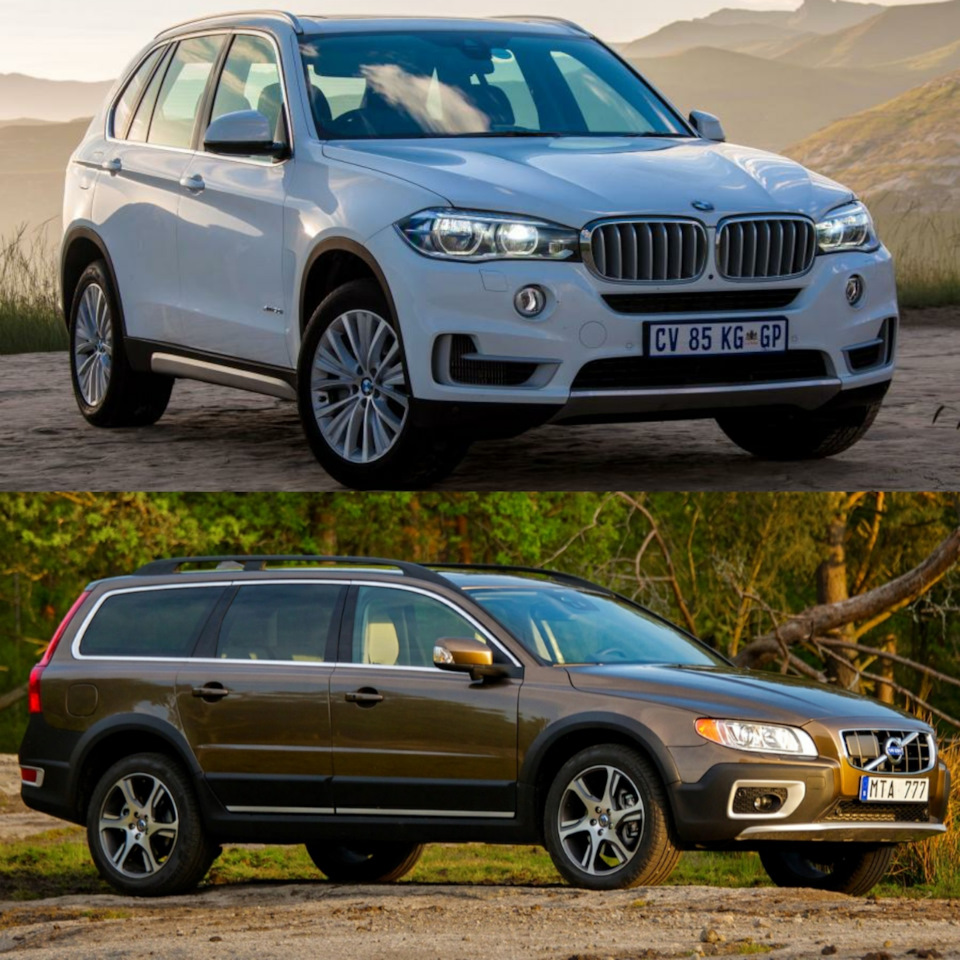 Самое субъективное сравнение BMW X5 F15 и Volvo XC70 — BMW X5 (F15), 3 л,  2014 года | наблюдение | DRIVE2